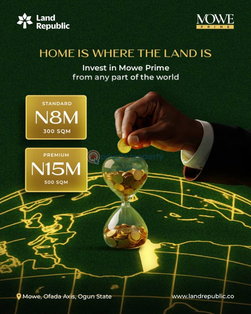 Mixed use Land For Sale Mowe Prime, Mowe Ofada Axis, Mowe Ogun area  - 3