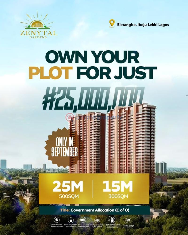 Mixed use Land For Sale Zenytal Gardens Eleran Igbe Ibeju-Lekki Lagos - 0