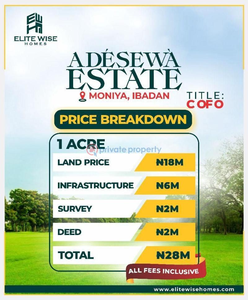 Amazing plots of land with c of o - 3 Mixed use Land For Sale Asesewa Estate, Moniya Expressway Moniya Ibadan Oyo - 3