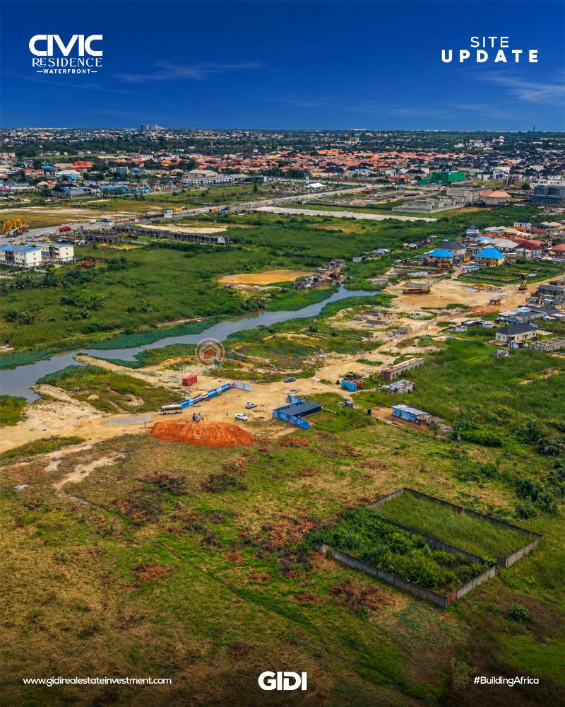 Mixed use Land For Sale Civic Residence Waterfront, Sangotedo Ajah Lagos - 5