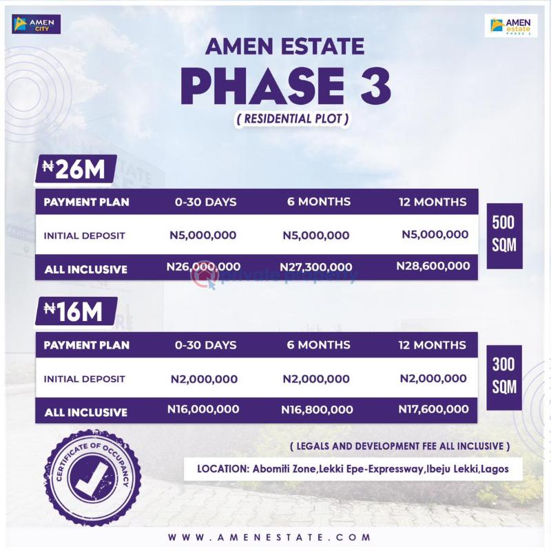 Land For Sale Landmark Attractions: ~dangote Refinery/petrochemical ~pan Atlantic University. ~shoprite Mall ~corona International School. ~greenspring’s International School. ~approved Lekki International Airline ~tesco, Indomie, Power Oil, La Campaign Tropicana An Lekki Expressway Lagos - 2