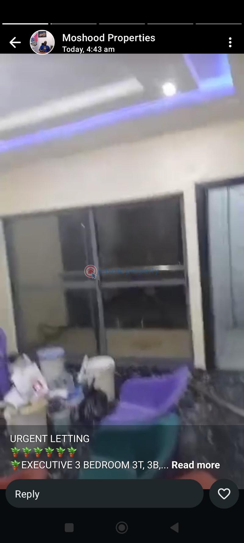 3 bedroom Block Of Flats For Rent Pen City Estate Pencinema Pen Cinema Agege Lagos - 1