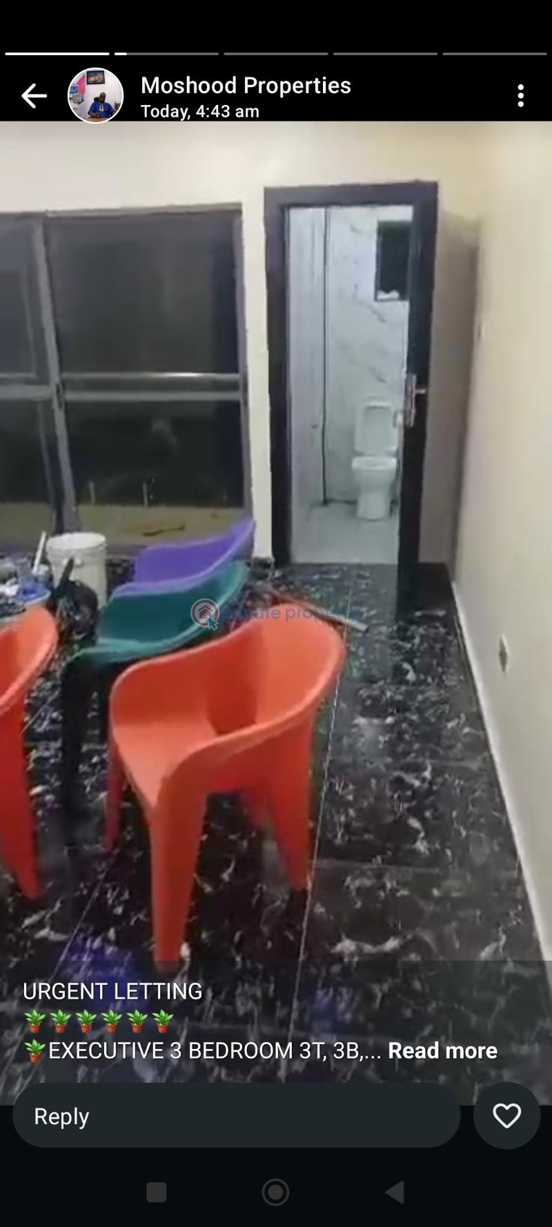 3 bedroom Block Of Flats For Rent Pen City Estate Pencinema Pen Cinema Agege Lagos - 4