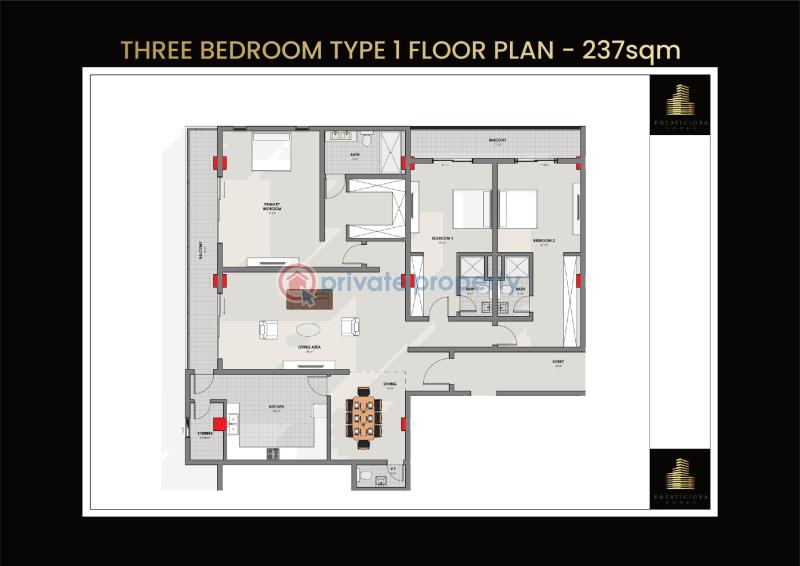 1 bedroom Flat & Apartment For Sale Sunset Apartments (lagoon District, Lekki Phase 1) Lekki Phase 1 Lagos - 26