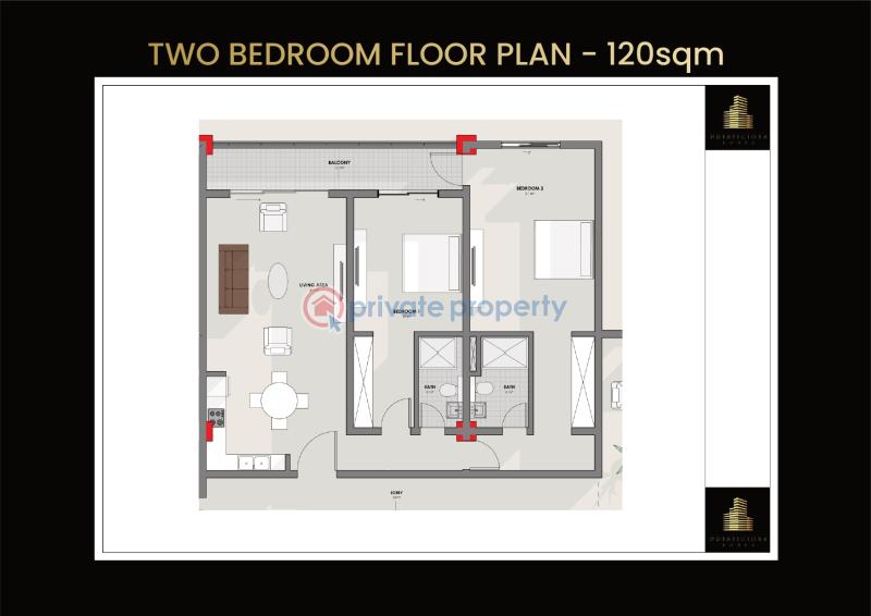 1 bedroom Flat & Apartment For Sale Sunset Apartments (lagoon District, Lekki Phase 1) Lekki Phase 1 Lagos - 25