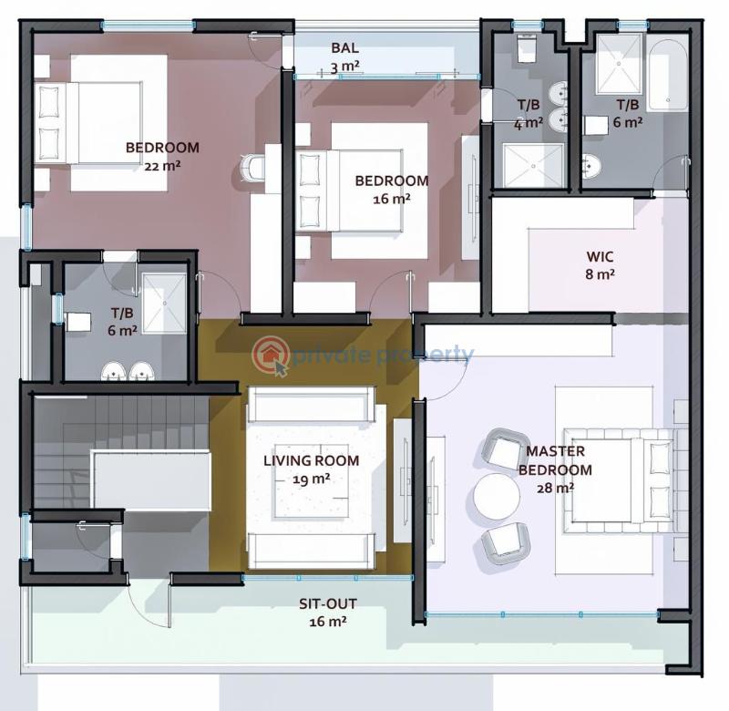 3 bedroom Block Of Flats For Sale Off Freedom Way Lekki Lagos - 7