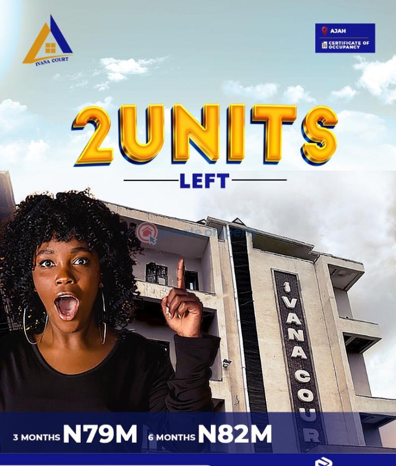 2 bedroom Block Of Flats For Sale Ivana Estate, Deposit 40% Then Spread Balance Within 6months Or Less Thomas Estate Ajah Lagos - 1