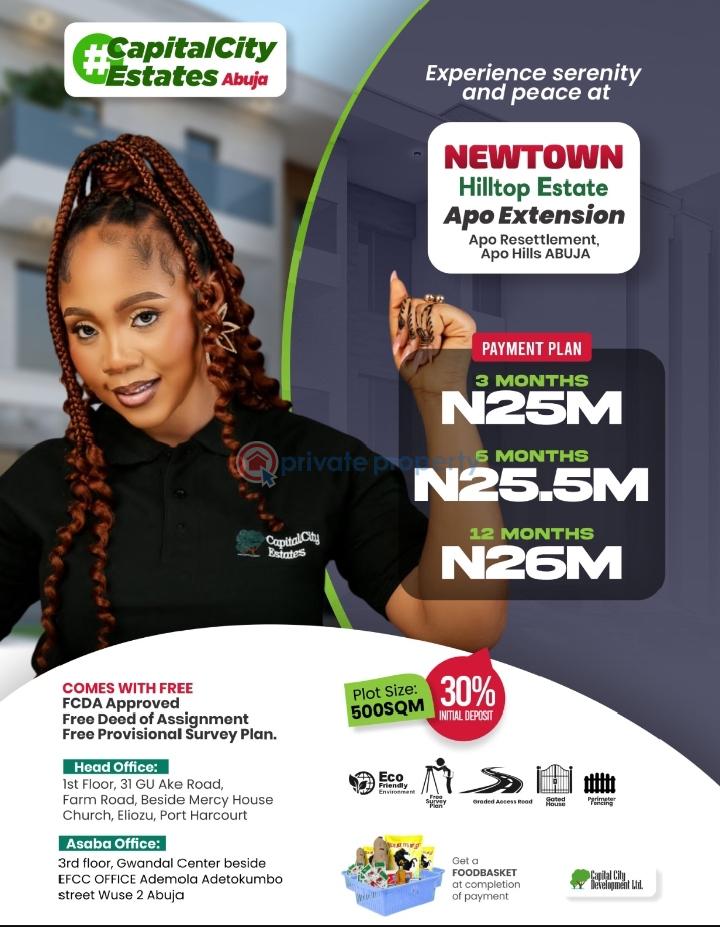 Mixed use Land For Sale Apo Abuja Phase 2 