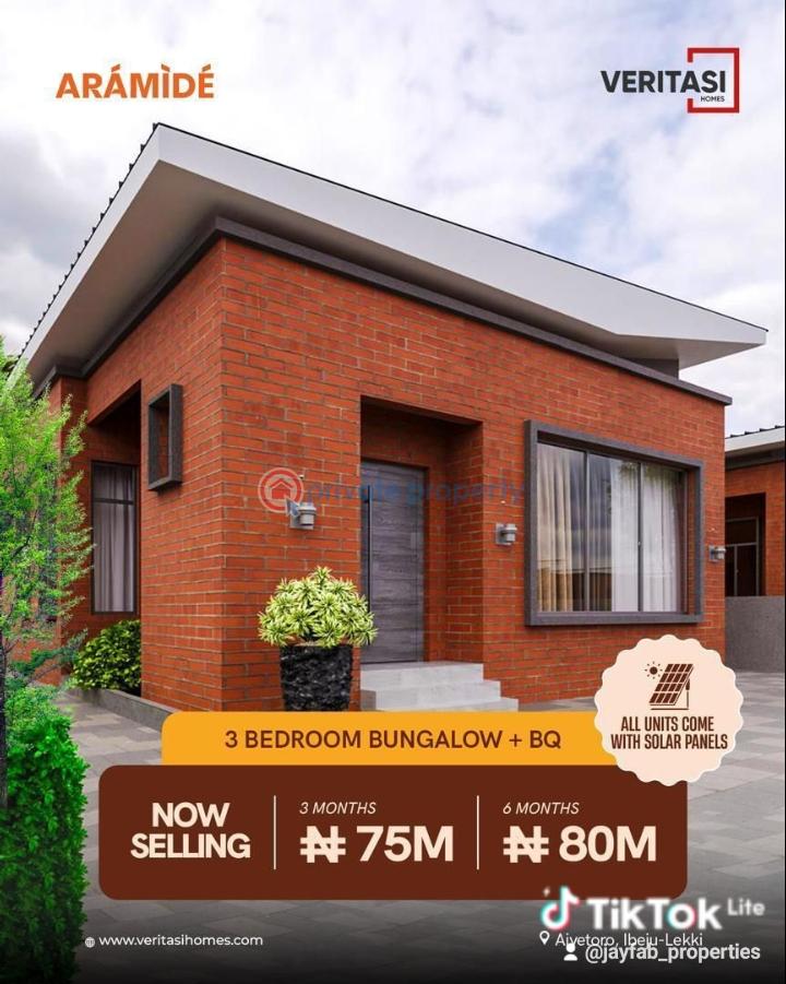 3 bedroom Bungalow For Sale Pan Atlantic University, Dangote Refinery, Epe Fish Market Eleran Igbe Ibeju-Lekki Lagos - 0