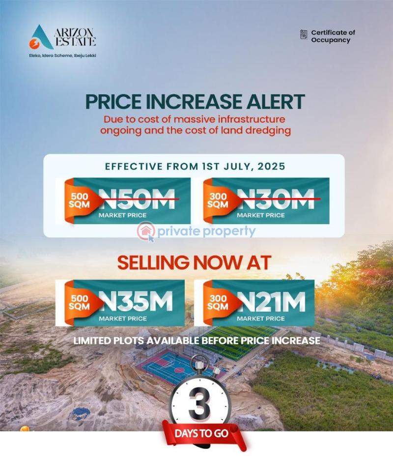 Residential Land For Sale Eleko, Idẹra Scheme Eleko Ibeju-Lekki Lagos - 3