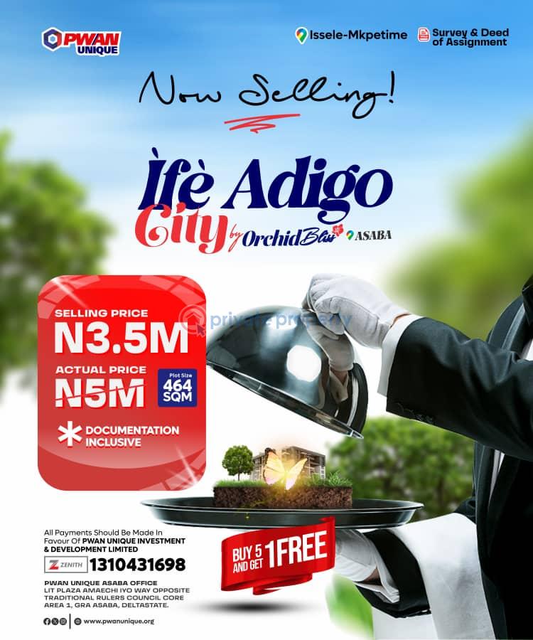 Located at issele-mkpetime off  otulu road. - 0 Residential Land For Sale Asaba Delta - 0
