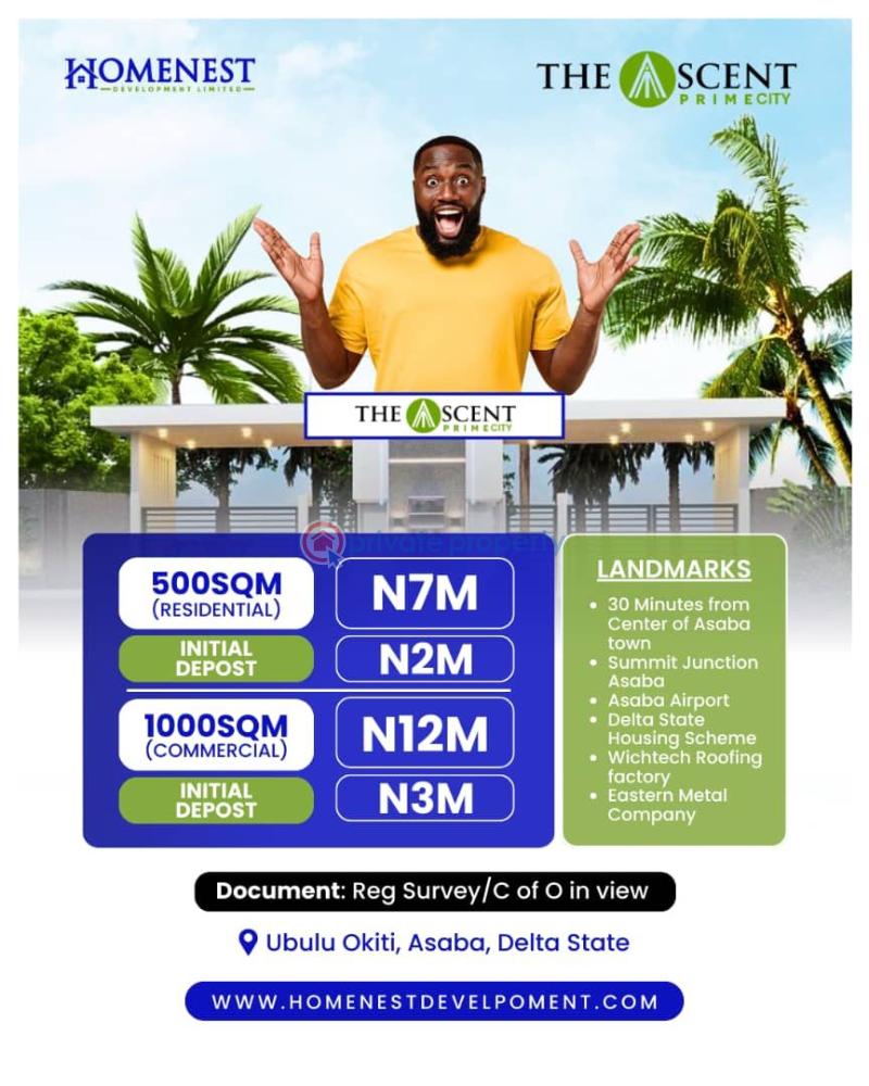 Residential Land For Sale Asaba Delta