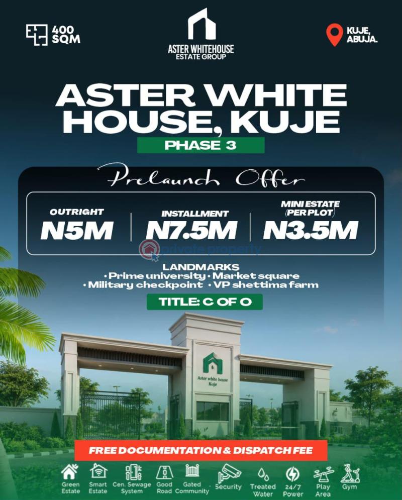 Residential Land For Sale Kuje Abuja Phase 4 