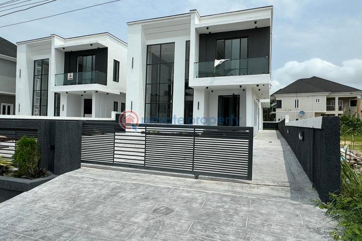 Astonishing 5 bedroom detached duplex with bq and pool - 1 5 bedroom Detached Duplex For Sale Megamound Estate Ikota Lekki Lagos - 1