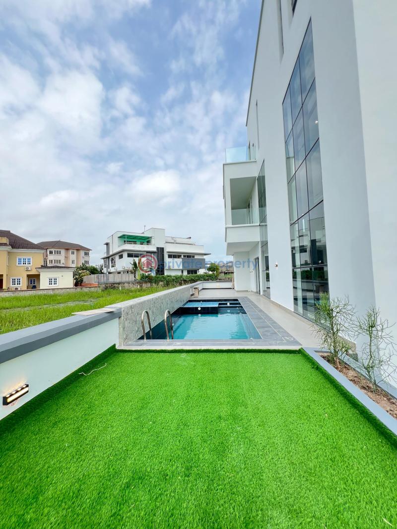 Astonishing 5 bedroom fully detached duplex with cinema , swimming pool. - 13 5 bedroom Detached Duplex For Sale Osapa London Lekki Lagos - 13