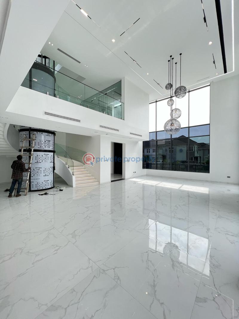 Astonishing 5 bedroom fully detached duplex with cinema , swimming pool. - 1 5 bedroom Detached Duplex For Sale Osapa London Lekki Lagos - 1