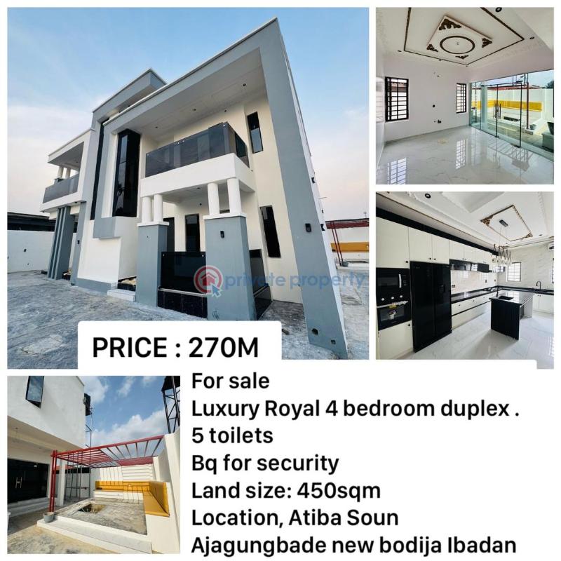 Duplex For Sale Atiba Soun Ajagungbade New Bodija Bodija Ibadan Oyo