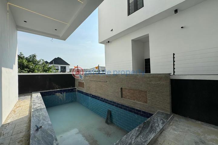 Automated 5 bedroom detached duplex with swimming pool and bq - 24 5 bedroom Detached Duplex For Sale Lekki Lagos - 24