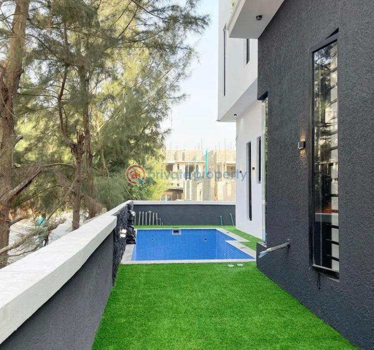 Automated 5 bedroom fully detached duplex with bq and swimming pool - 7 5 bedroom Duplex For Sale Lekki County Homes Lekki Lagos - 7
