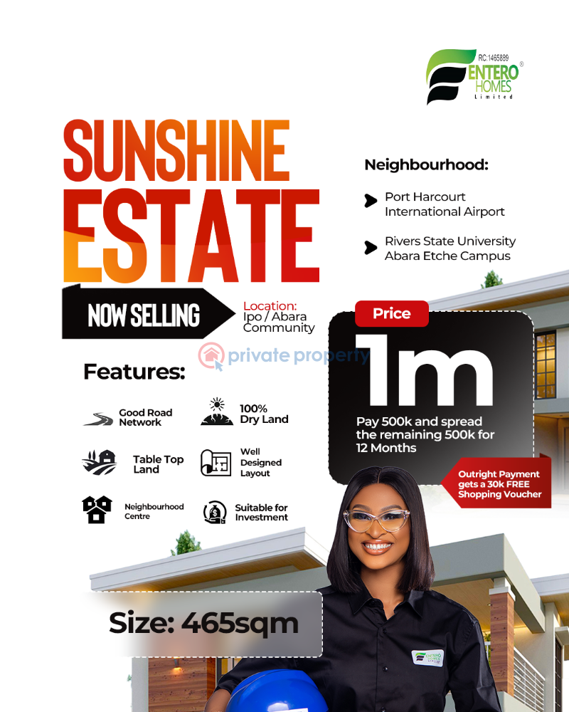 For sale Mixed use Land Rivers State University, Abara Etche Port