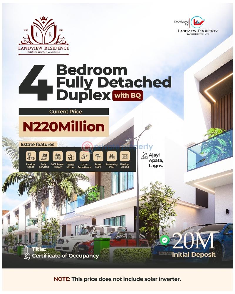4 bedroom Duplex For Sale Ajayi Apata Sangotedo Sangotedo Ajah Lagos - 20
