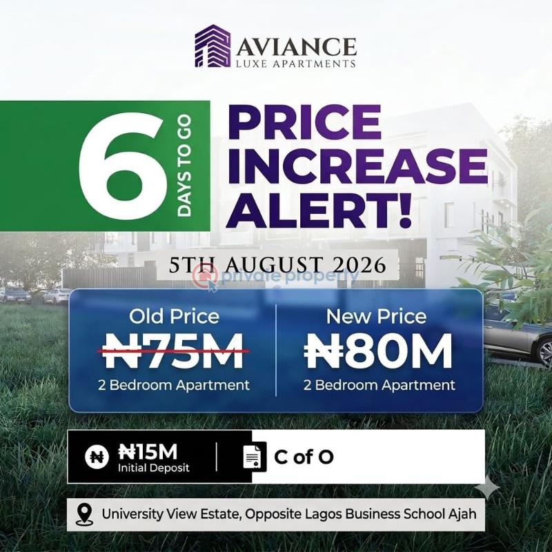 2 bedroom Block Of Flats For Sale University View Estate Adjacent Lagos Business School Lekki Ajah Olokonla Ajah Lagos - 2