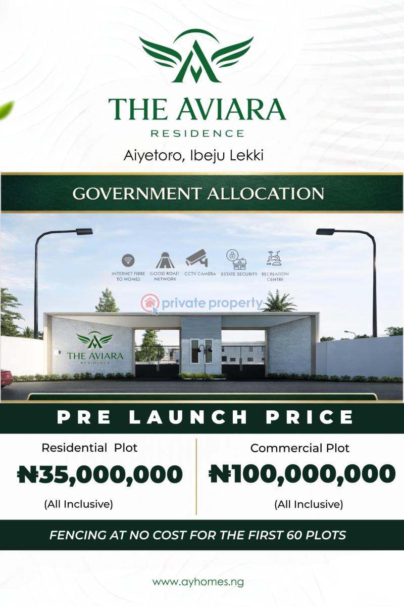 Mixed use Land For Sale Alaro City, Pan Atlantic University, Proposed Lekki International Airport Ibeju-Lekki Lagos - 0