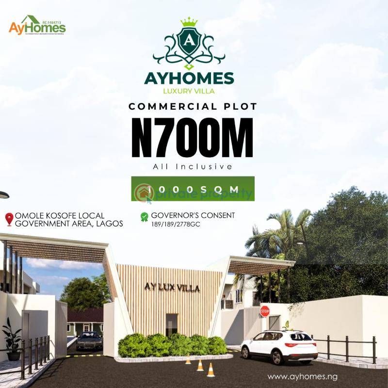 Commercial Land For Sale Omole Kosofe Local Government Area Lagos Nigeria Kosofe/Ikosi Lagos - 0