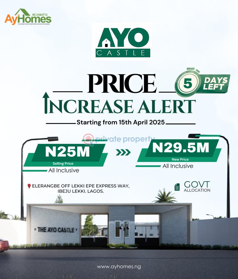 Residential Land For Sale Alaro City , Zylus Prime City, Lekki Airport. Eleran Igbe Ibeju-Lekki Lagos - 0