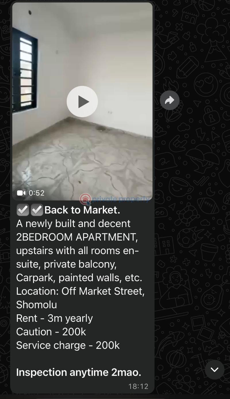 2 bedroom Block Of Flats For Rent Shomolu Lagos - 2