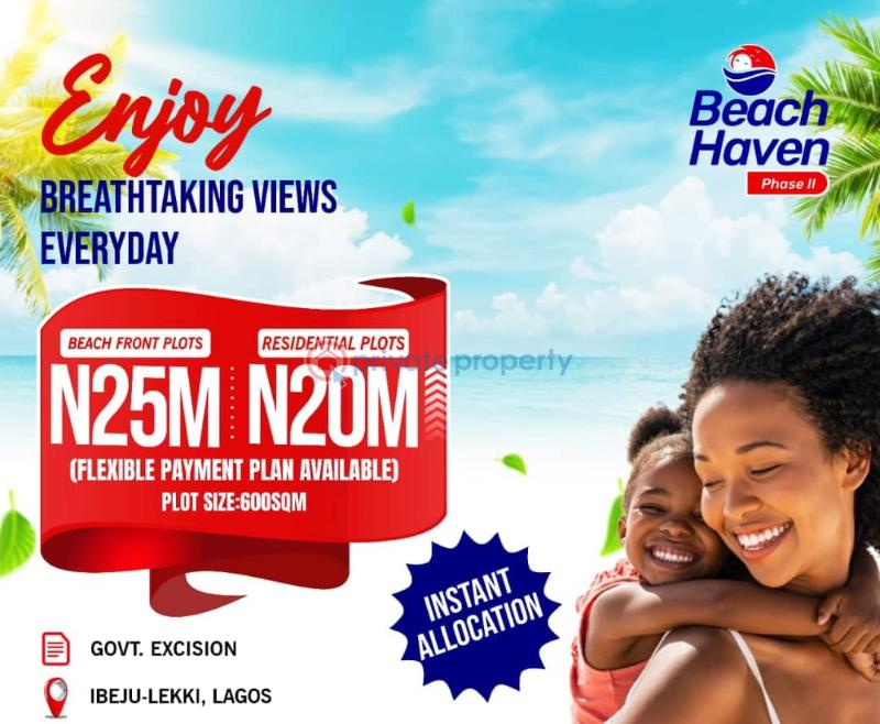 Residential Land For Sale Close Proxity To Lacampaigne Tropicana, Leeki Free Trade, Zone Etc. Akodo Ise Ibeju-Lekki Lagos - 0