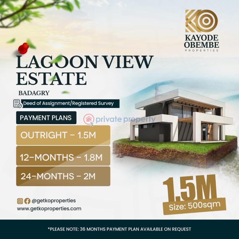 Land For Sale Lagoon View Estates Badagry Lagos Badagry Badagry Express