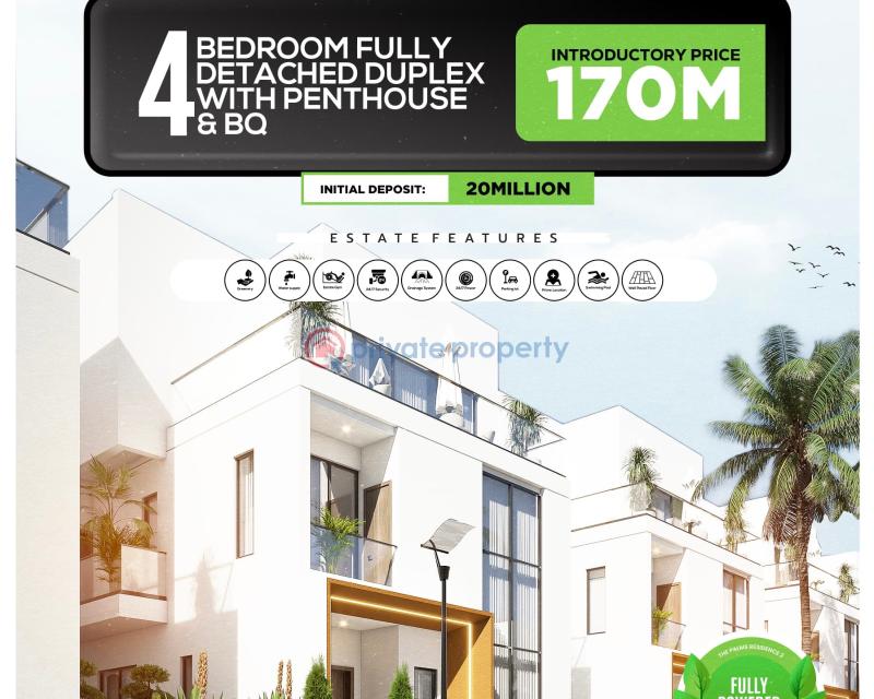 4 bedroom Detached Duplex For Sale Orchid Lekki Lagos - 0