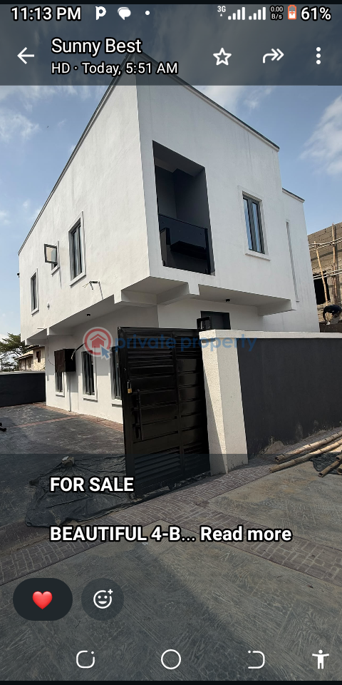 4 bedroom Detached Duplex For Sale Nagode Ph 1 Magodo Kosofe/Ikosi Lagos - 1