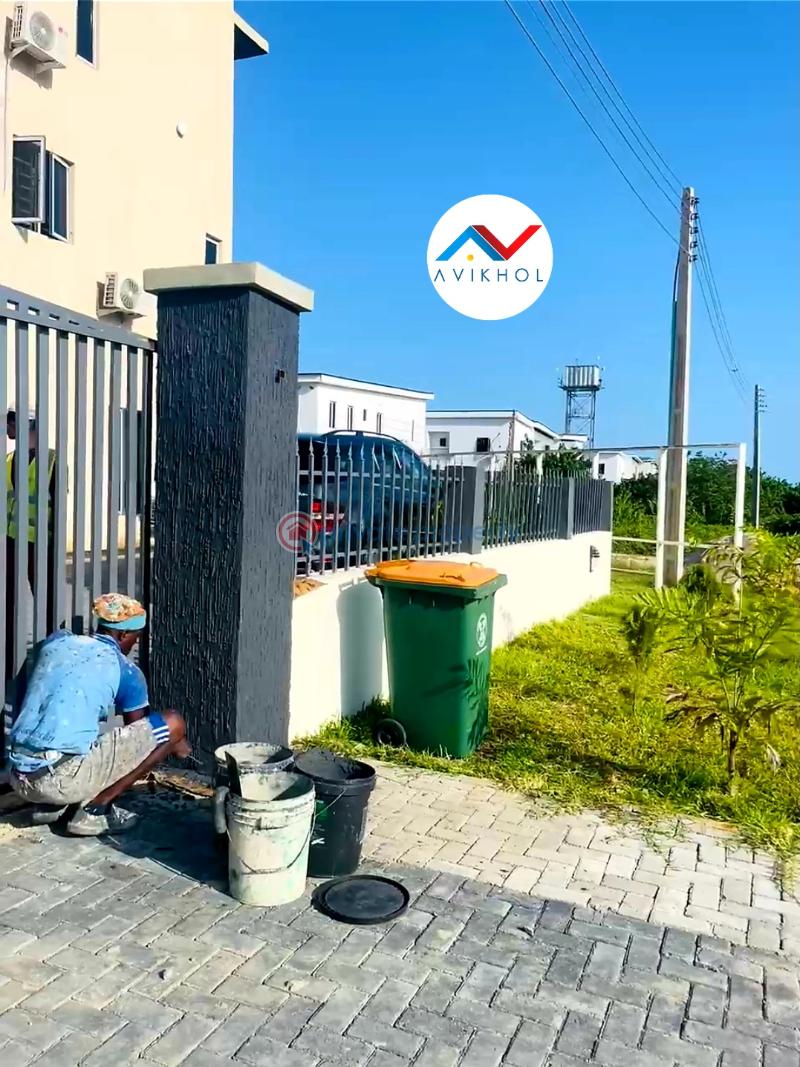 Beautiful 4 bedroom terraced duplex on two floors. - 4 4 bedroom Terraced Duplex For Sale Abijo, G.r.a Sangotedo Lagos - 4