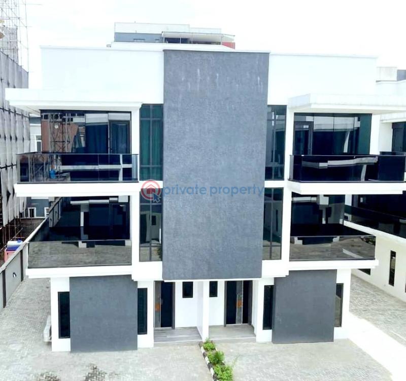 Beautiful 4 𝐁𝐄𝐃𝐑𝐎𝐎𝐌 semi detached 𝐃𝐔𝐏𝐋𝐄𝐗 𝐖𝐈𝐓𝐇 𝐀 𝐁𝐐 - 21 4 bedroom Semi detached Duplex For Rent Oniru Victoria Island Lagos - 21