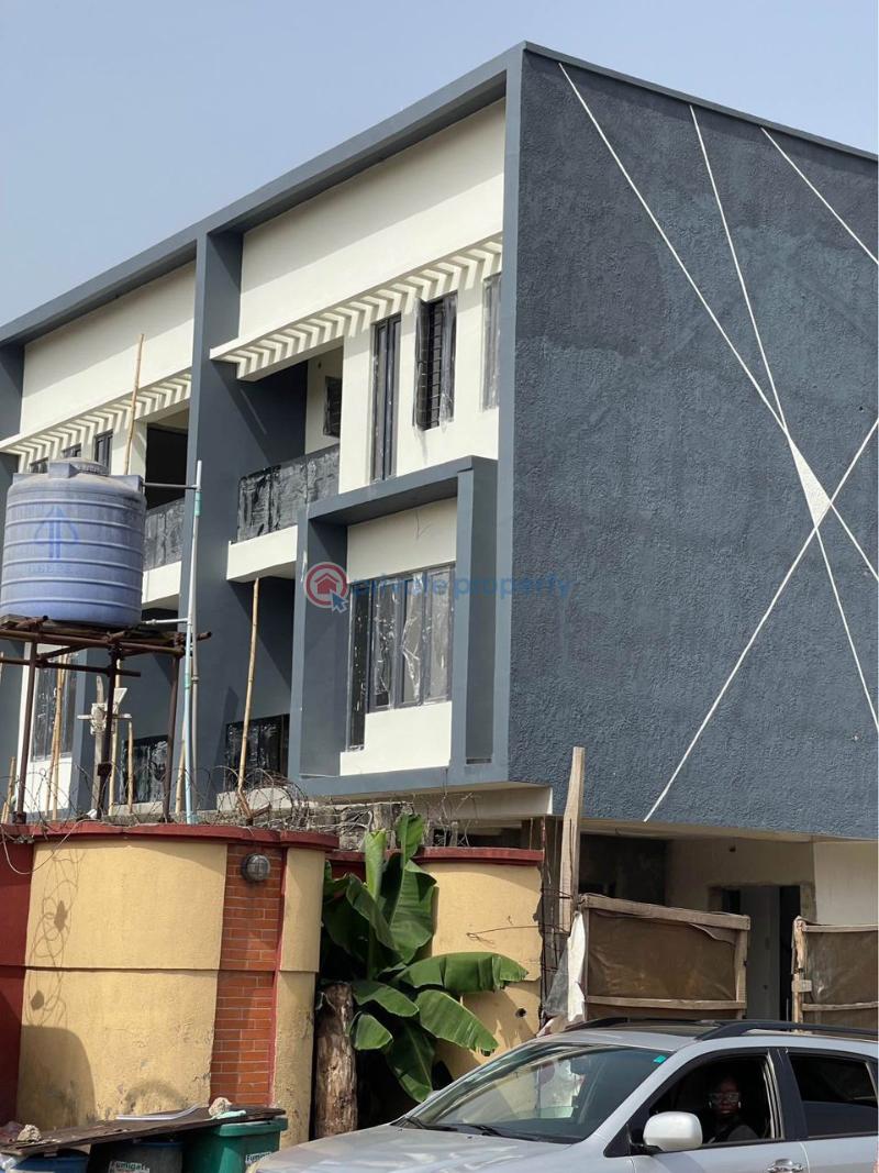 Majestically built 4 bdrm duplex in a good area - 3 4 bedroom Terraced Duplex For Sale Oke-ira Ogba Lagos - 3
