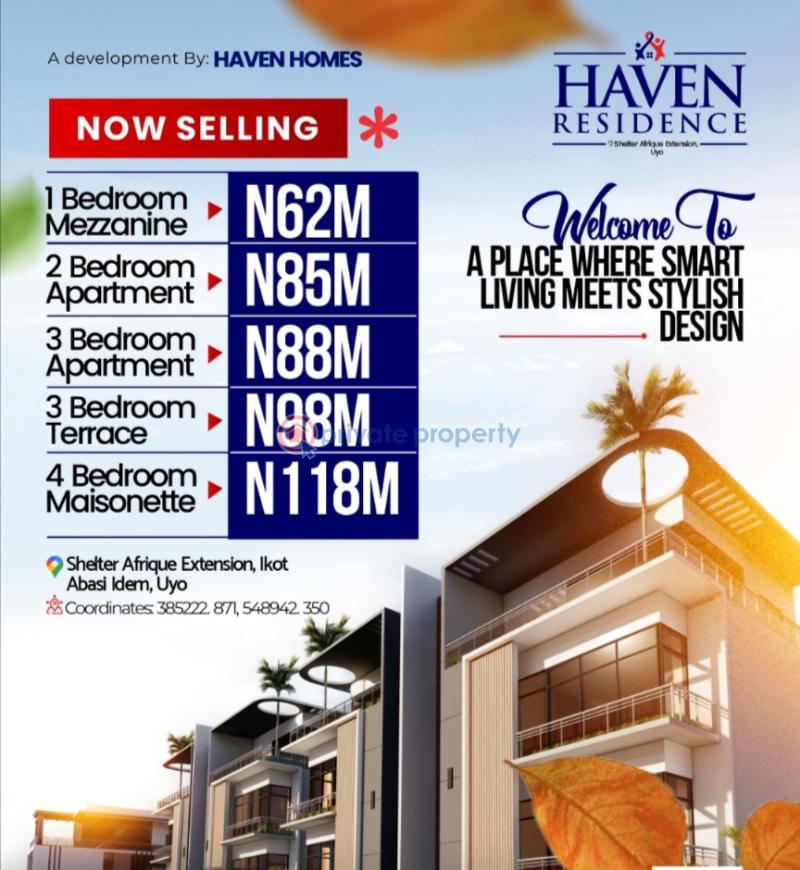 4 bedroom Block Of Flats For Sale Haven Residence By Haven Homes Ikot Abasi Akwa Ibom