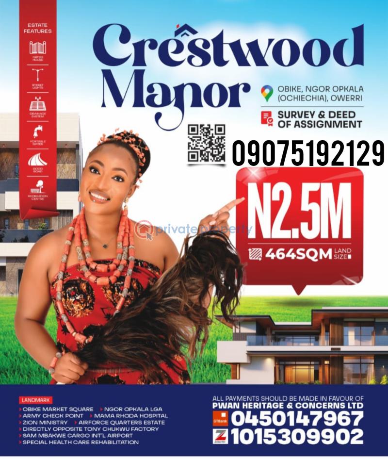 Land For Sale Close To Zion Ministry Permanent Site Ngor Okpala Ngor-Okpala Imo