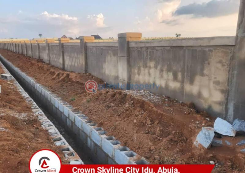 Residential Land For Sale This Estate Has Building Approval Already From Fcda, Crown Skyline City Is Close To Idu Train Station. Idu Abuja Phase 4  - 7