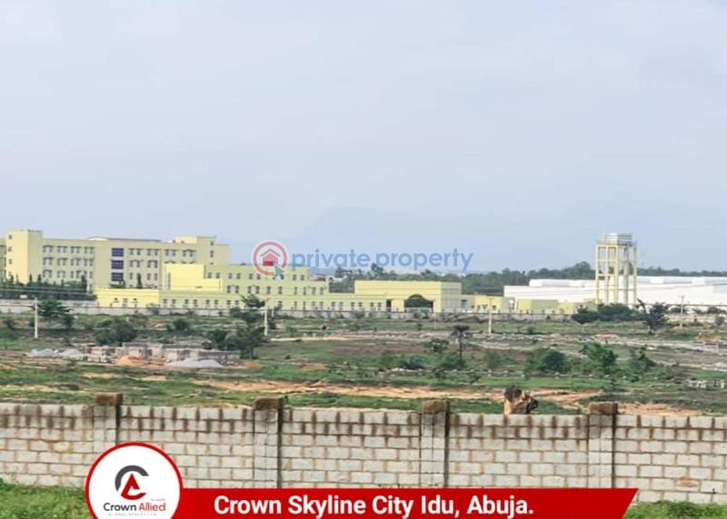 Residential Land For Sale This Estate Has Building Approval Already From Fcda, Crown Skyline City Is Close To Idu Train Station. Idu Abuja Phase 4  - 5