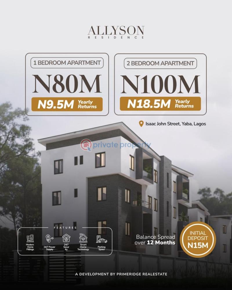 2 bedroom Block Of Flats For Sale Isaac John Yaba Lagos - 1