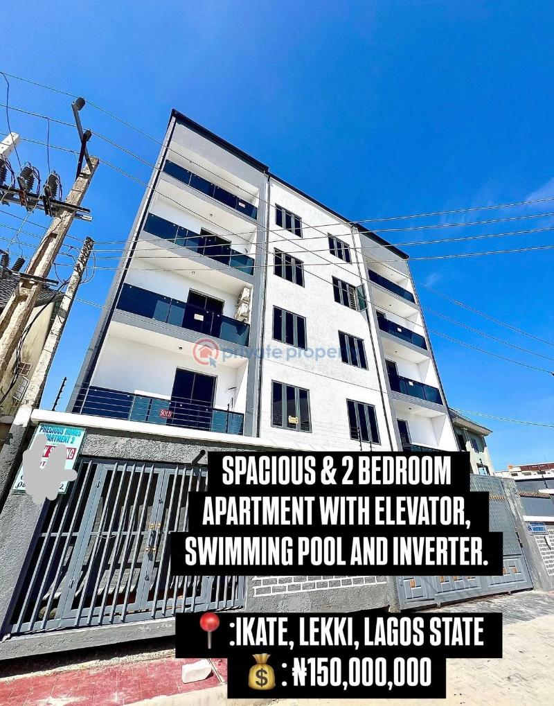 2 bedroom Block Of Flats For Sale Ikate Lekki Lagos Ilasan Lekki Lagos - 0