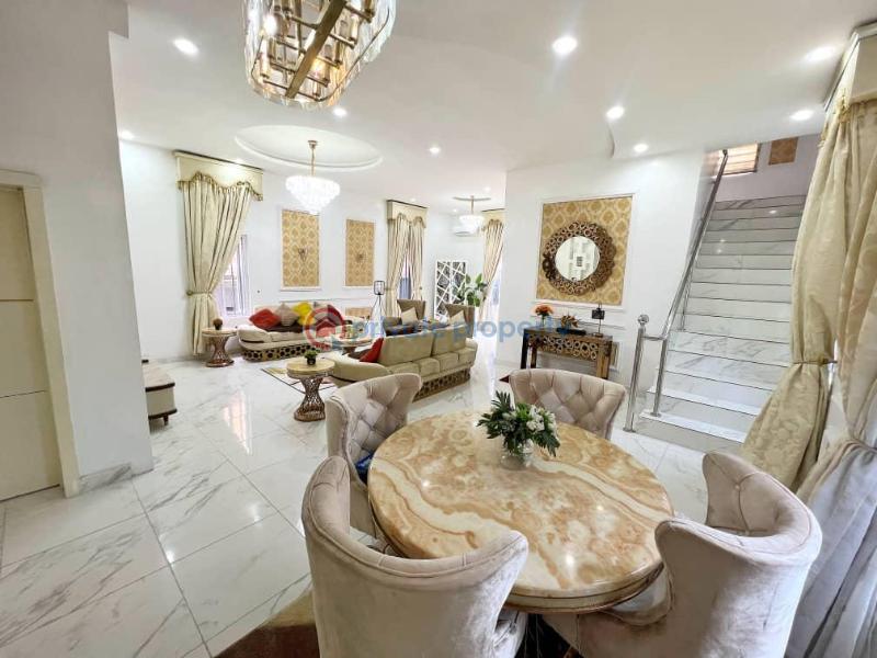 Beautifully furnished 4-bedroom detached duplex- shortlet - 1 4 bedroom Duplex Short let Osapa London Osapa Lekki Lagos - 1