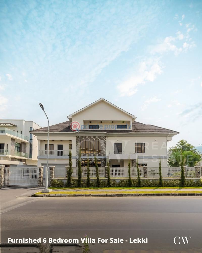 Beautifully furnished 6 bedroom villa with 2 bqs - 13 6 bedroom House For Sale Pinnock Beach Estate Lekki Lagos - 13