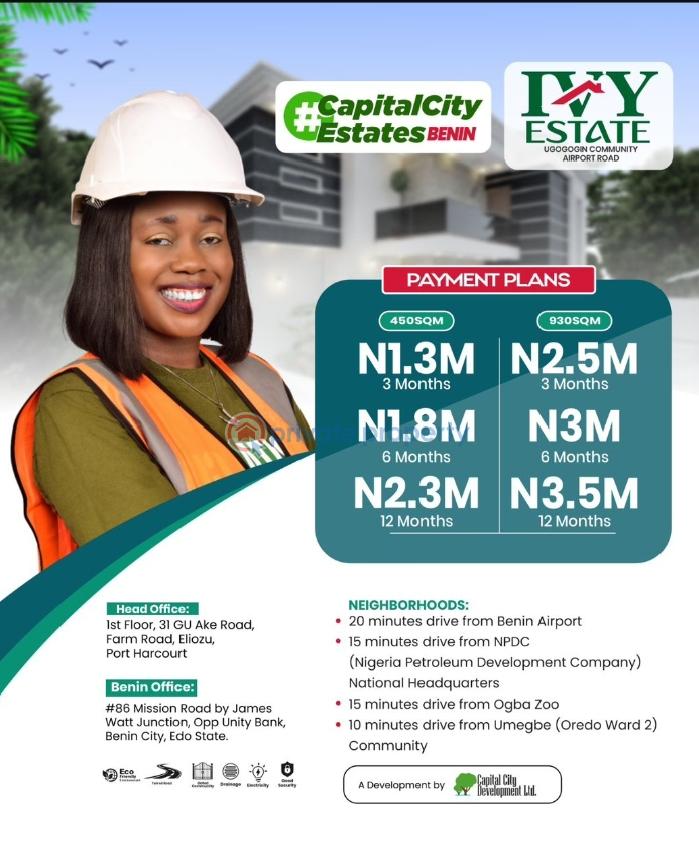 Mixed use Land For Sale Benin Edo