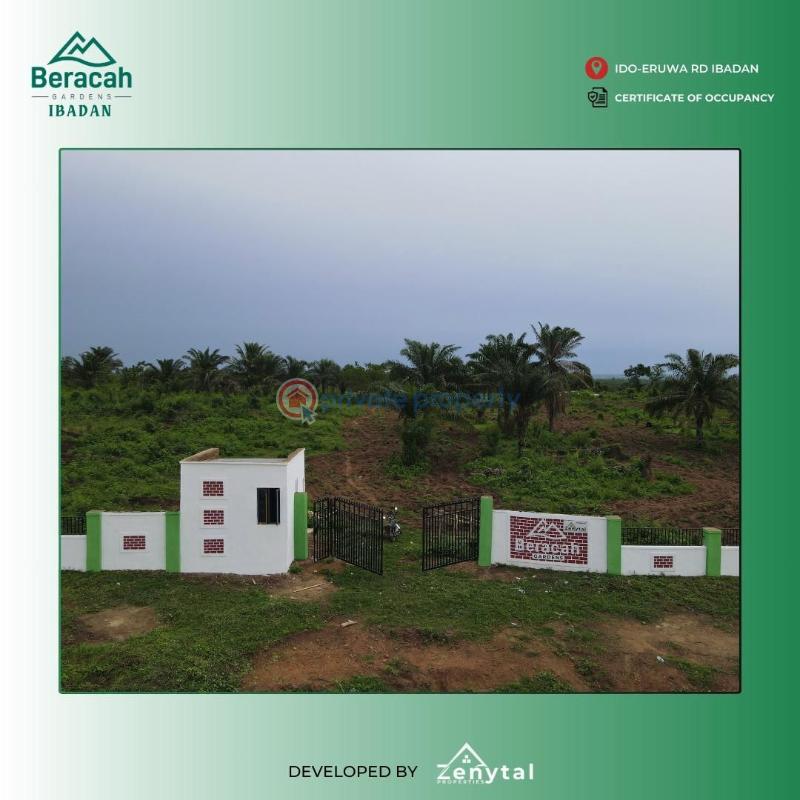 Beracah gardens land for sale with c of o - 1 Residential Land For Sale Beracah Gardens, A Serene And Secure Estate Nestled Along The Ido–eruwa Axis Of Ibadan Ibadan Oyo - 1