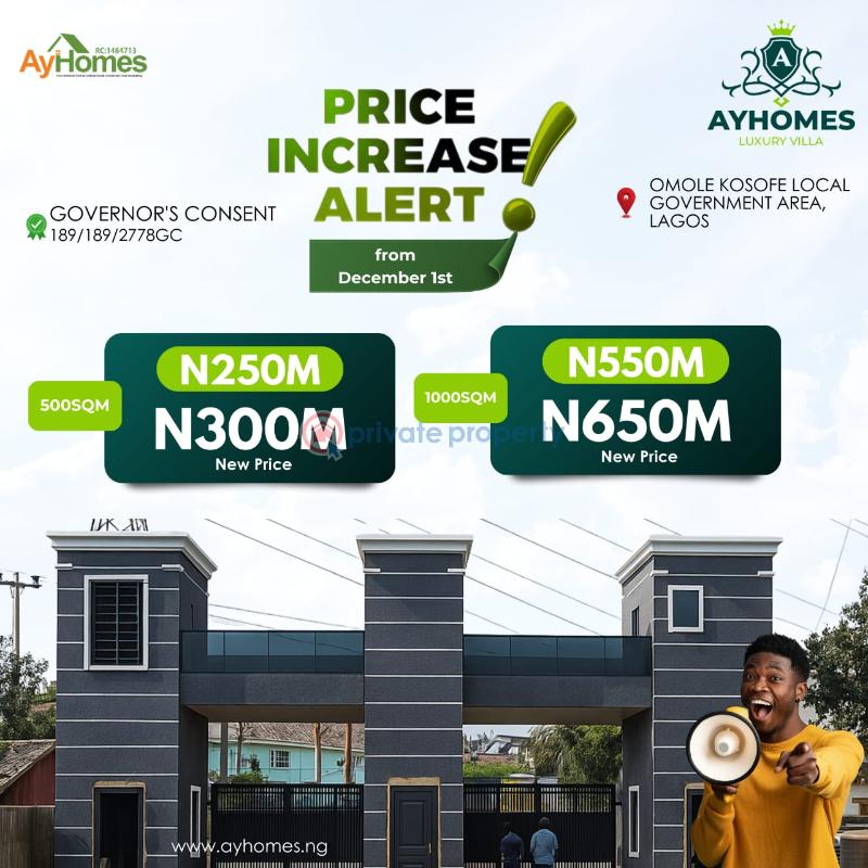 Residential Land For Sale Omole Phase 2, Magodo, Ikeja City Mall, Darrell Suites, Westgate Lifecare Mall Kosofe Kosofe/Ikosi Lagos - 0