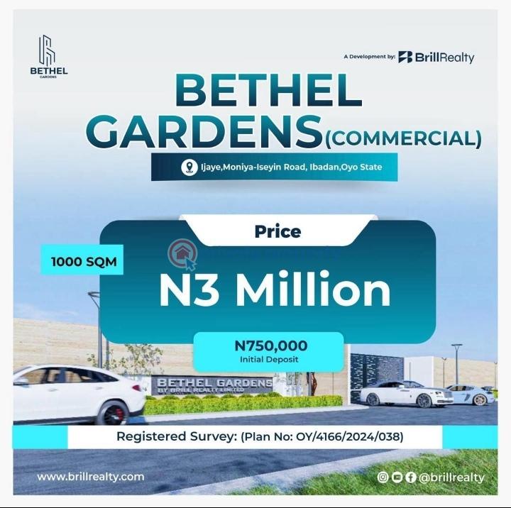 Residential Land For Sale Ijaye, Moniya Iseyin Road, Ibadan Oyo West, Oyo State. Moniya Ibadan Oyo - 1