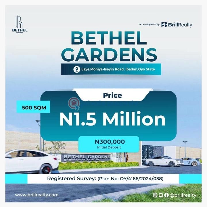 Residential Land For Sale Ijaye, Moniya Iseyin Road, Ibadan Oyo West, Oyo State. Moniya Ibadan Oyo - 0
